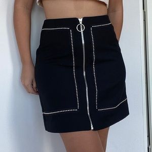 Maje ziper skirt